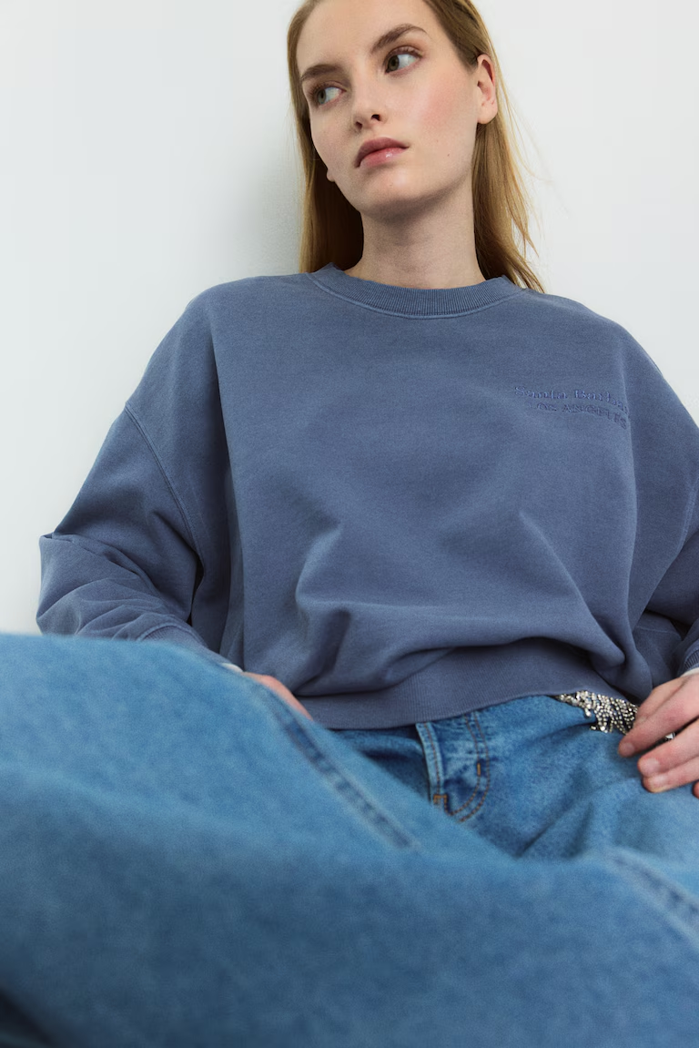 Text-Graphic Sweatshirt