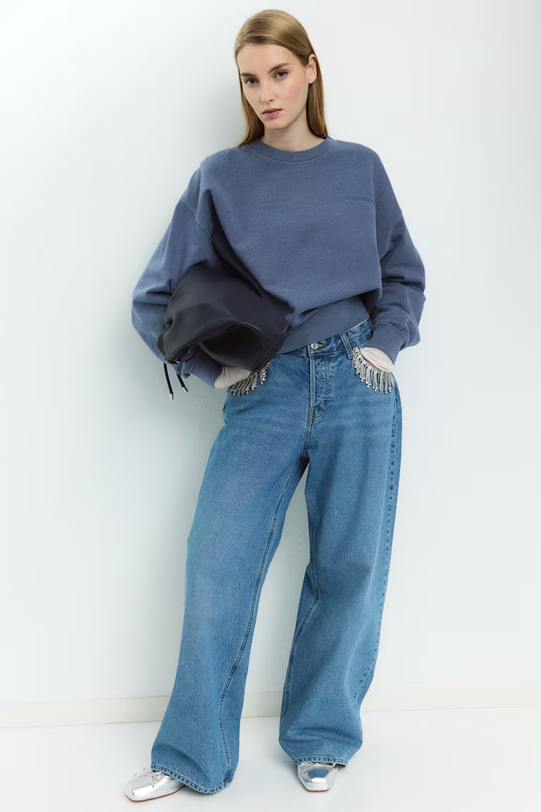 Text-Graphic Sweatshirt